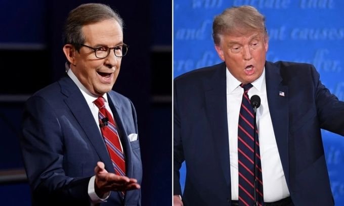 Animosity between Trump and the debate moderator